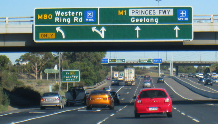 M1 West Gate Freeway, Altona North
