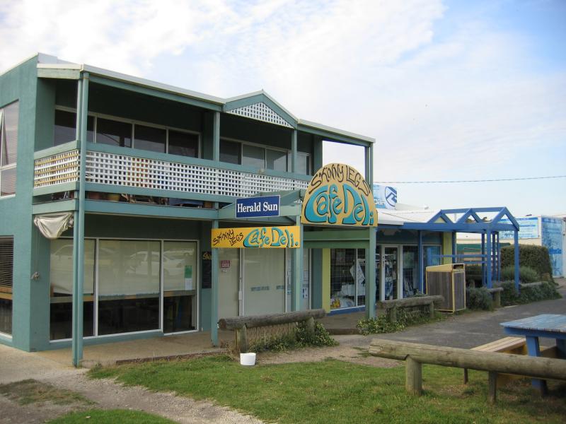 Aireys Inlet - Shops, Great Ocean Road at Inlet Crescent - Skinny Legs Cafe and Deli