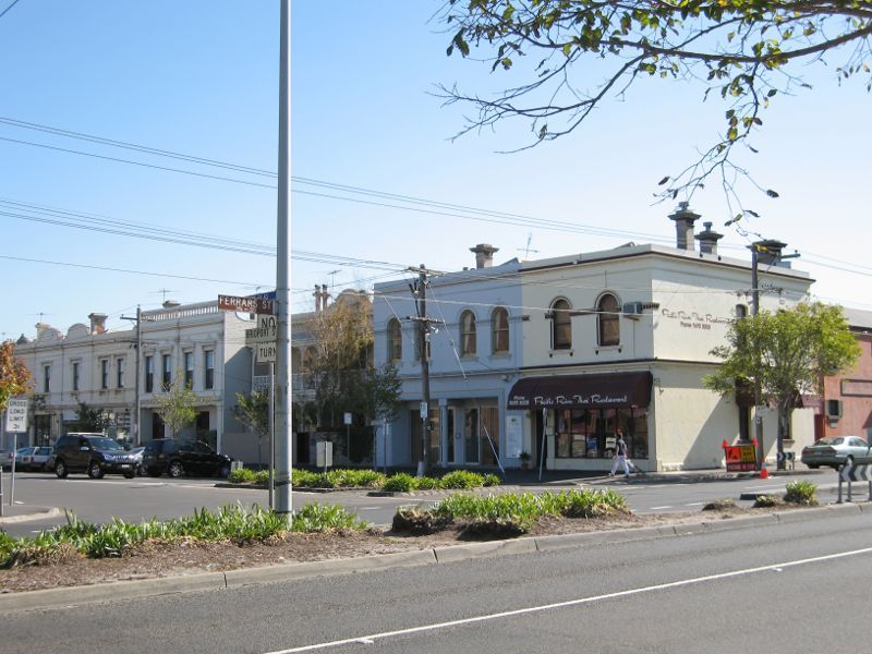 Albert Park - Shops and commercial centre, Bridport Street: Corner of Bridport St and Ferrars St