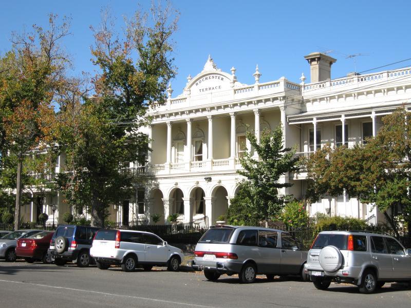 Albert Park - St Vincent Gardens and surroundings: Rochester Terrace, St Vincent Pl South near Montage St
