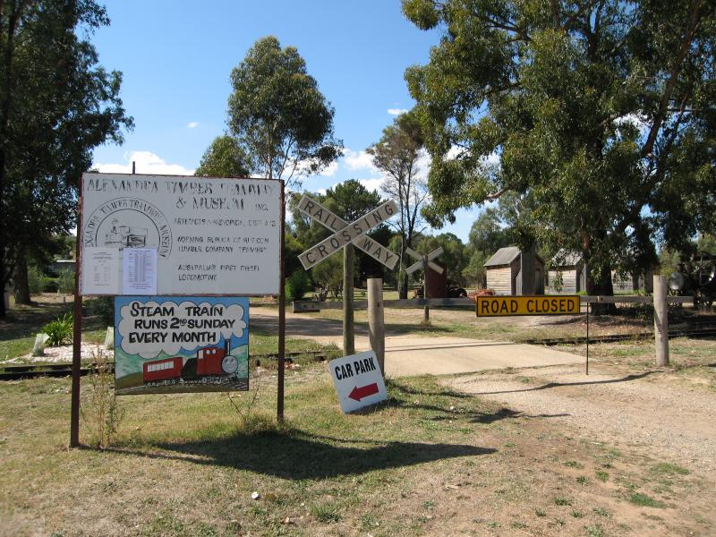 Alexandra - Timber Tramway and Museum, Station Street: Entrance at Station St