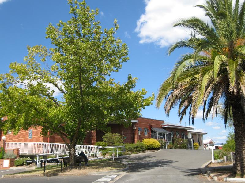 Alexandra - Around Alexandra: Alexandra District Hospital, corner Myrtle St and Cooper St