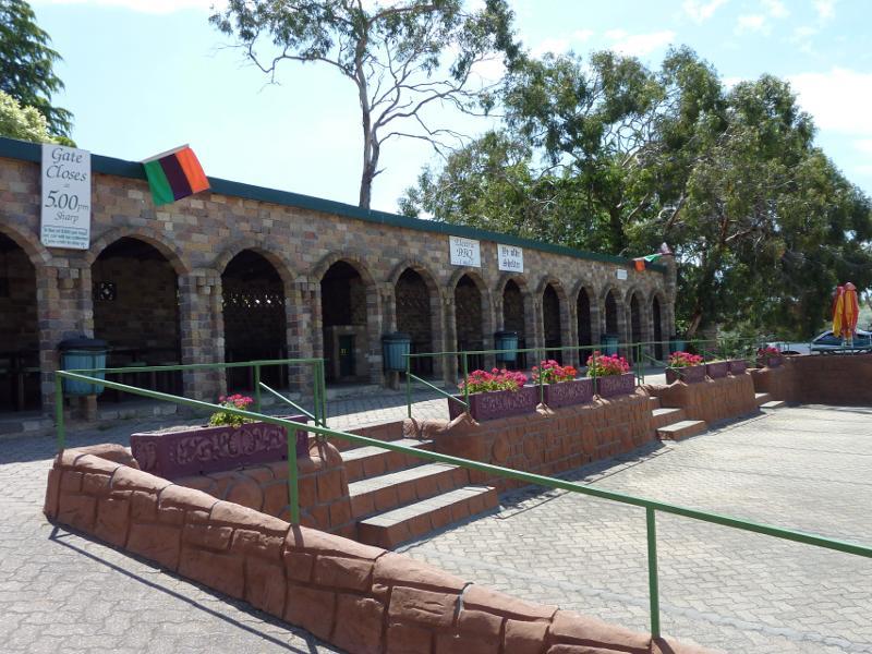 Anakie - Fairy Park, Ballan Road: Ye Olde Shelter (BBQ shelter) at car park