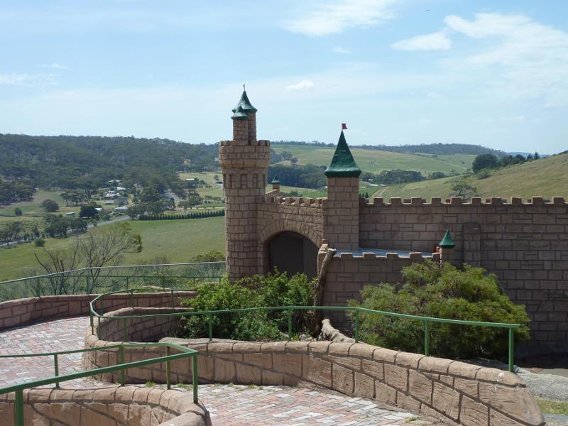 Anakie - Fairy Park, Ballan Road: North-westerly view at Castle Cafe