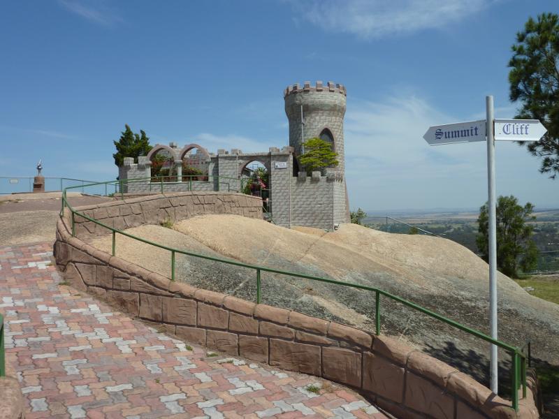 Anakie - Fairy Park, Ballan Road: View towards Sleeping Beauty near summit