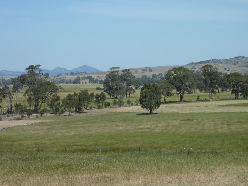 Anakie - Staughton Vale Road: South-easterly view, Staughton Vale Rd at Coyne Rd