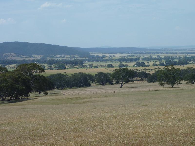 Anakie - Granite Road east of Staughton Vale Road - North-easterly view