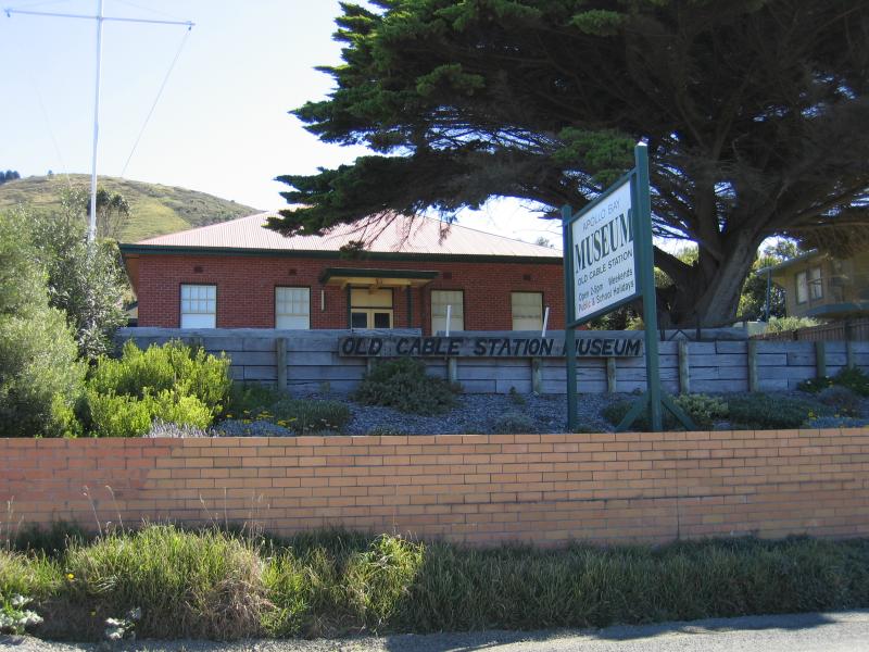 Apollo Bay - Around Apollo Bay: Old Cable Station Museum, Great Ocean Rd, northern end of town