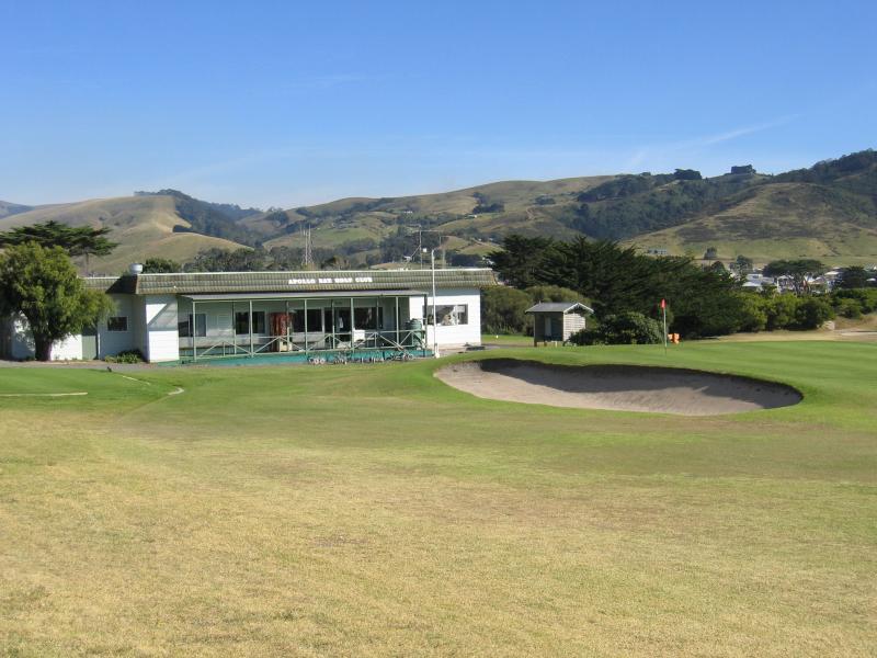 Apollo Bay - Around Apollo Bay: Clubhouse, Apollo Bay Golf Club at Nelson St