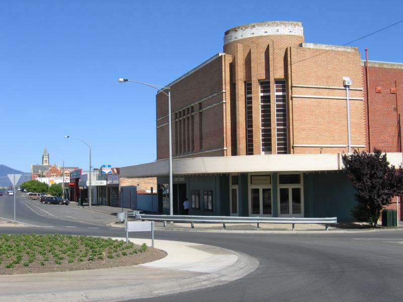 Ararat - Commercial centre and shops: Astor Cinema, corner Barkly St and Queen St