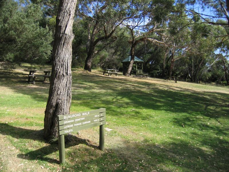 Arthurs Seat - At base of mountain: Park and Bunurong Walk