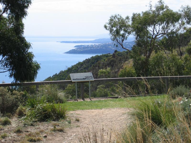 Arthurs Seat - Seawinds Gardens, Arthurs Seat State Park, Purves Road: Views from Northern Lookout towards Mount Martha
