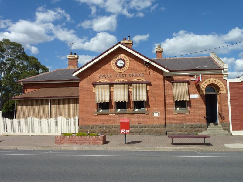 Avoca - Shops and commercial centre, High Street - Avoca Post Office, corner High St and Cambridge St