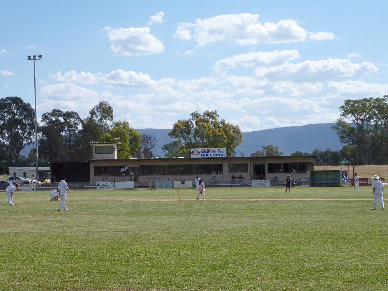 Avoca - Avoca Public Park, Faraday Street: View across oval towards pavillion