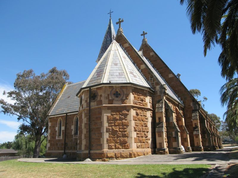 Bacchus Marsh - Gisborne Road: Holy Trinity Anglican Church, Gisborne Rd opposite Lerderderg St