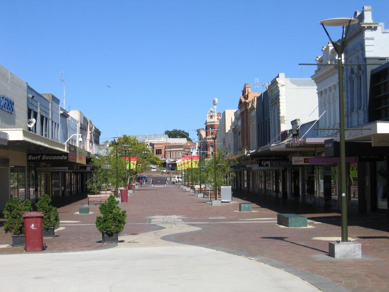 Ballarat - Bridge Street Mall, Bakery Hill and surroundings: Bridge Mall