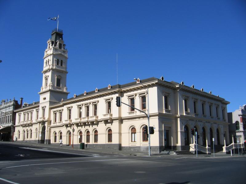 Ballarat - Lydiard Street area: University of Ballarat Post Office Building, corner Lydiard St and Sturt St