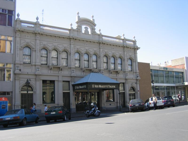 Ballarat - Lydiard Street area - Her Majesty's Theatre, Lydiard St between Sturt St and Dana St