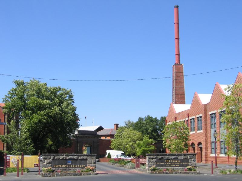 Ballarat - Lydiard Street area: University of Ballarat, south end of Lydiard St
