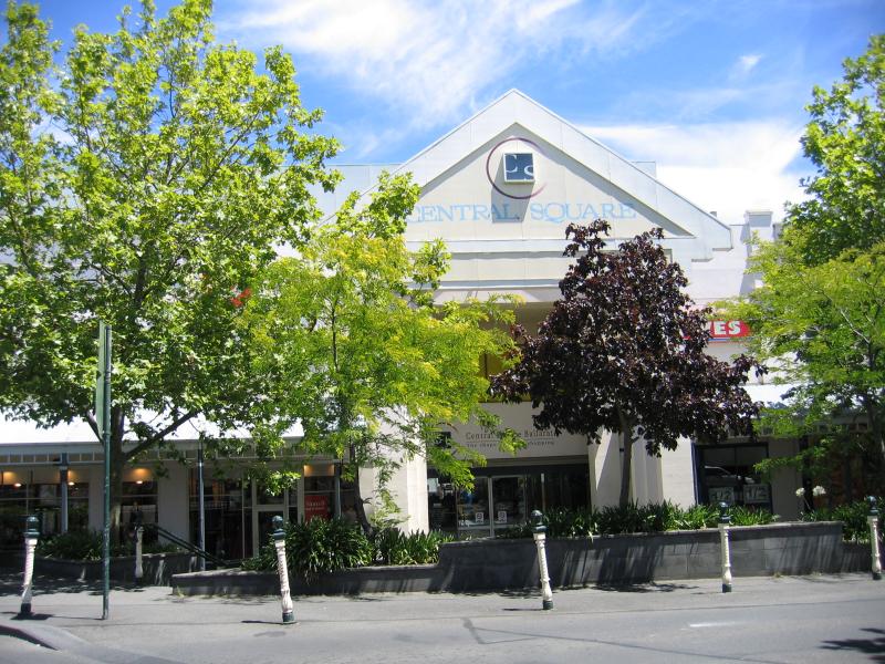 Ballarat - Armstrong Street area: Central Square Shopping Centre entrance, Armstrong St