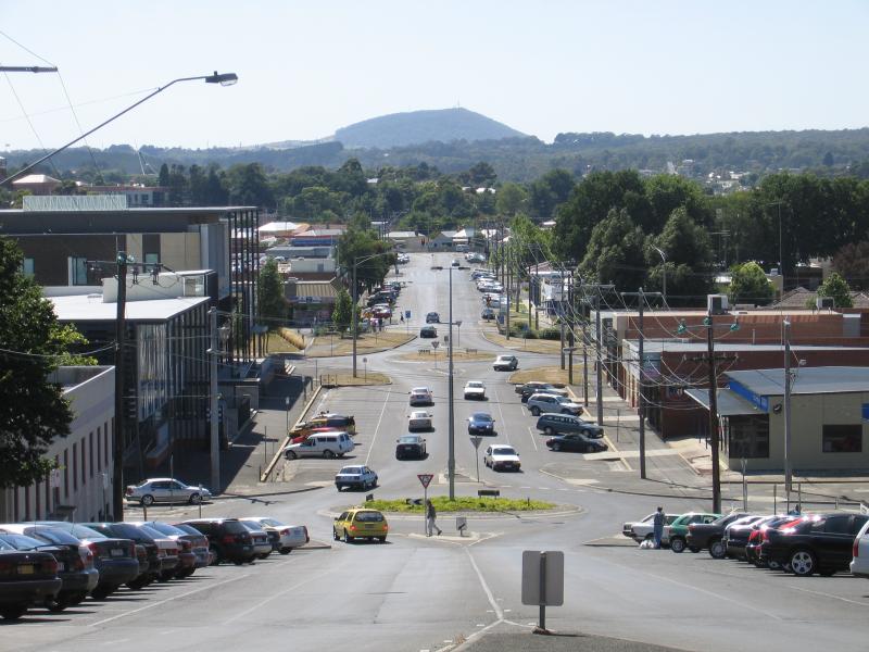 Ballarat - Dana Street area: View east along Dana St towards Albert St