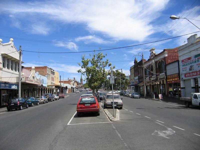 Ballarat - Mair Street area: View west along Mair St between Lydiard St and Armstrong St
