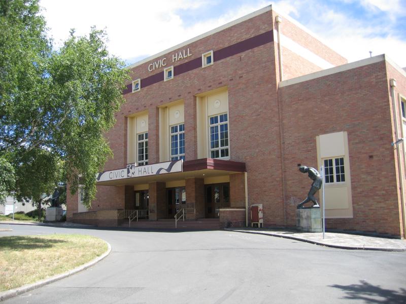 Ballarat - Mair Street area - Civic Hall, corner Mair St at Doveton St