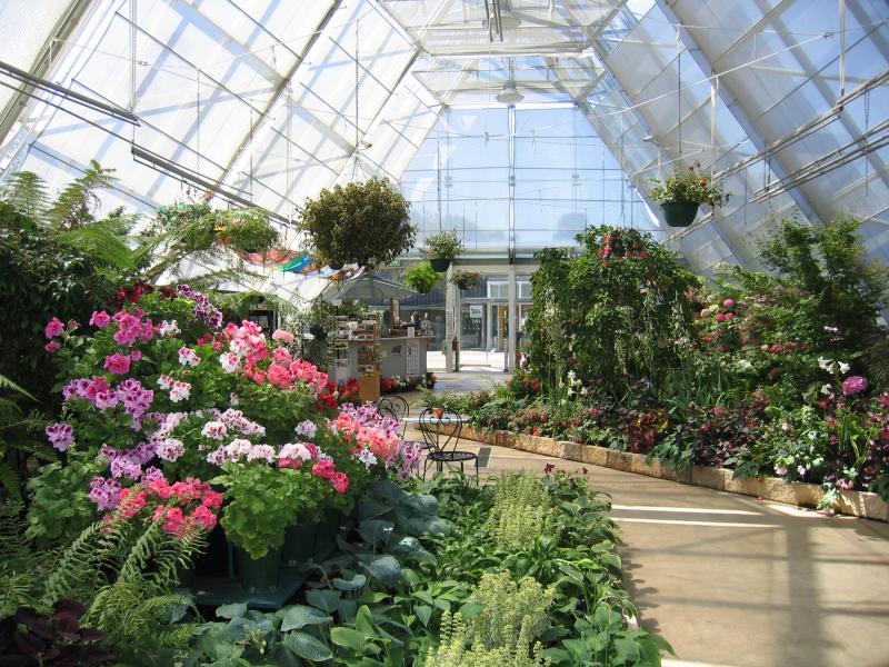 Ballarat - Botanical Gardens at Lake Wendouree - Inside Robert Clark Conservatory