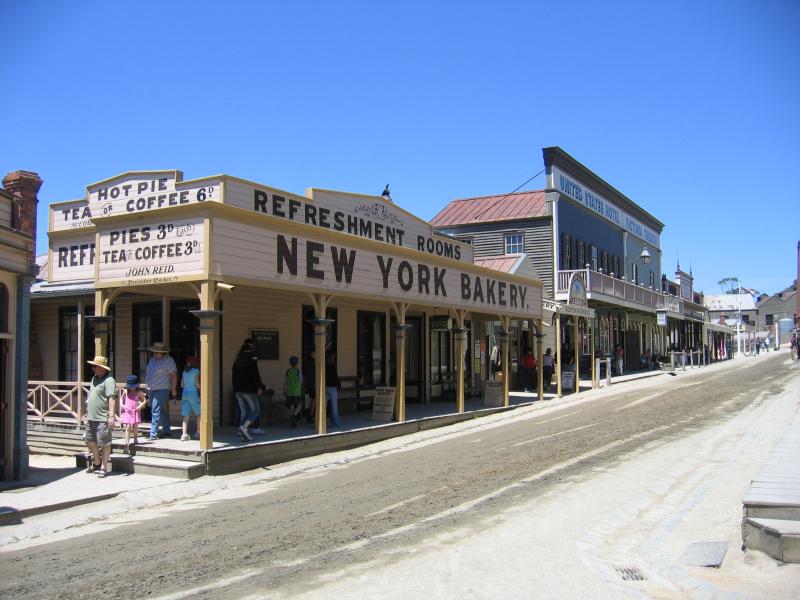 Ballarat - Sovereign Hill, Bradshaw Street: New York Bakery, Main Street