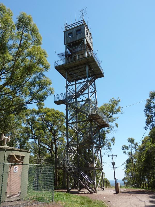 Ballarat - At the peak of Mount Buninyong: Lookout tower