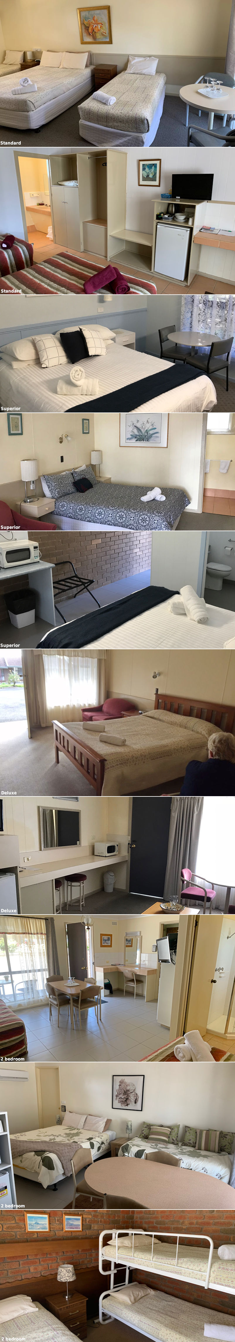 Woodmans Hill Motel and Rose Caravan & Camping Park - Motel rooms