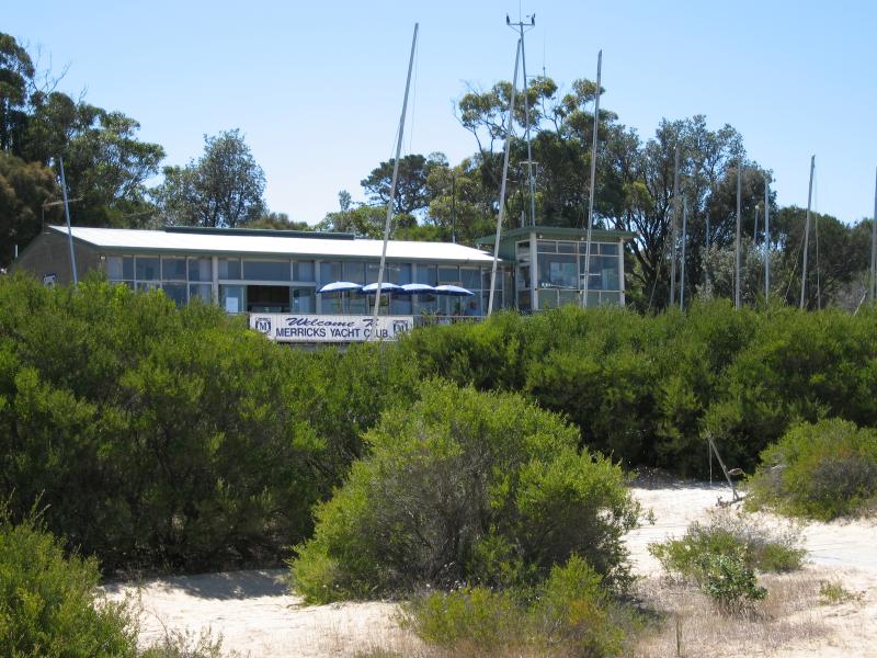 Balnarring - Merricks Beach at end of Merricks Beach Road: Merricks Yacht Club