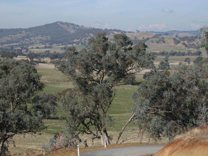 Barnawartha - Oats Gap Road: View south along Oates Gap Rd