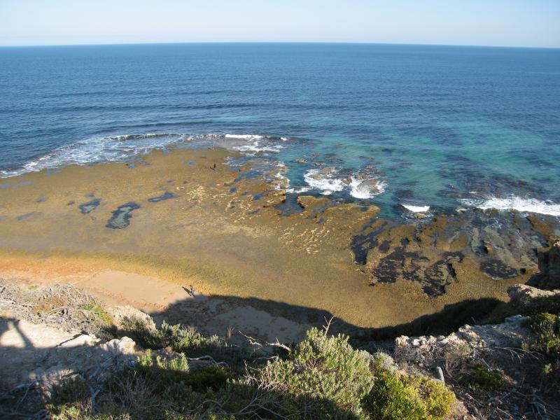 Barwon Heads - The Bluff (Point Flinders), views from lookouts and walking tracks: View south to Bass Strait