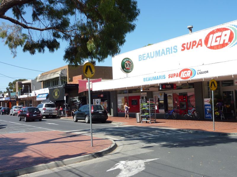 Beaumaris - Concourse Shopping Centre, off Reserve Road: Supermarket, south side of South Conc