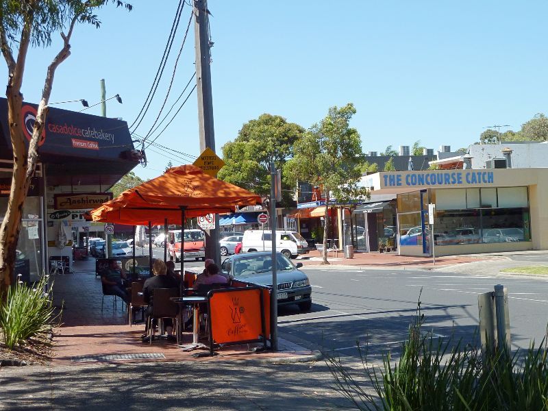 Beaumaris - Concourse Shopping Centre, off Reserve Road: View east along North Conc near Reserve Rd