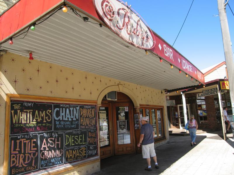 Belgrave - Shops and commercial centre, Main Street and Bayview Road: Rubys Lounge, Main St