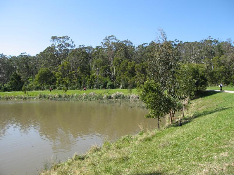 Belgrave - Birdsland Reserve, Mt Morton Road, Belgrave Heights: Southern side of western lake