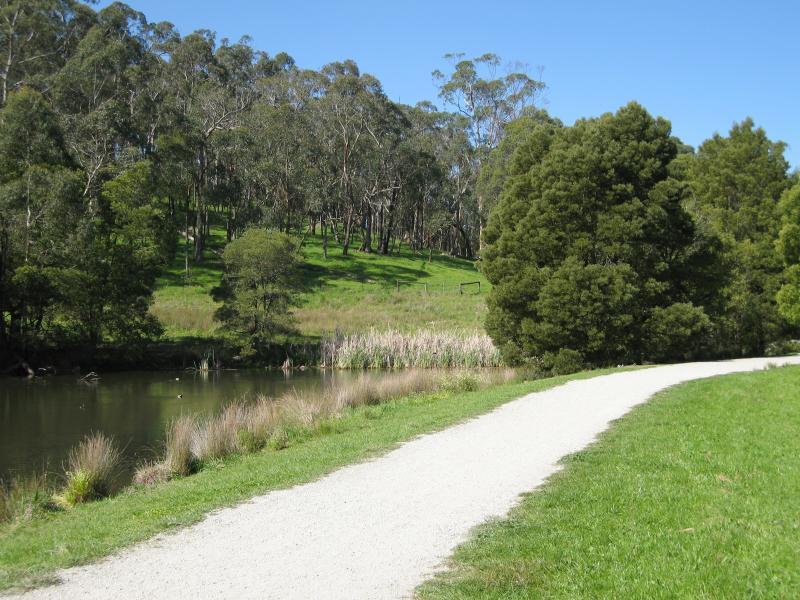 Belgrave - Birdsland Reserve, Mt Morton Road, Belgrave Heights: View towards eastern end of eastern lake