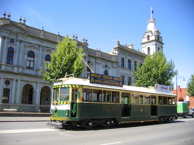 Bendigo - Pall Mall and attractions - Talking Tram tour, Pall Mall at BRiT (Tafe college)
