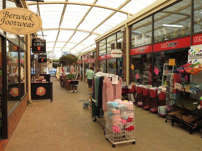 Berwick - Commercial centre and shops, High Street: Village Arcade