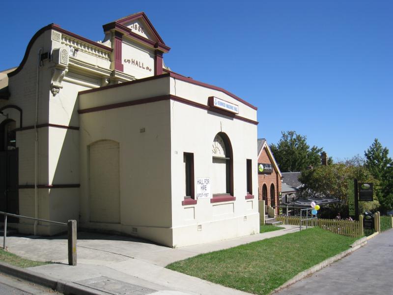Berwick - Commercial centre and shops, High Street: Berwick Masonic Hall, south side of High St west of Wheeler St