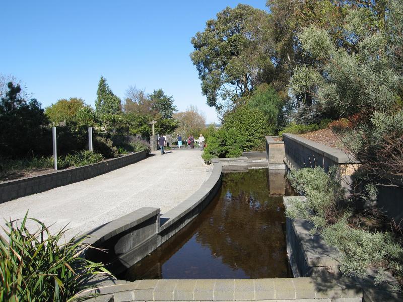 Berwick - Wilson Botanic Park - Water feature near main entrance