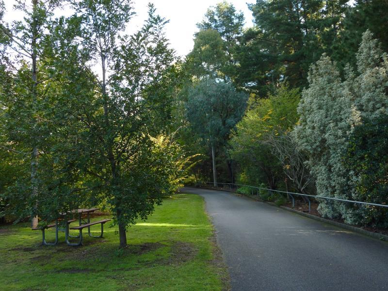 Berwick - Wilson Botanic Park: Pathway along northern side of Anniversary Lake