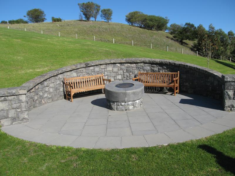 Berwick - Wilson Botanic Park: Seating next to amphitheatre