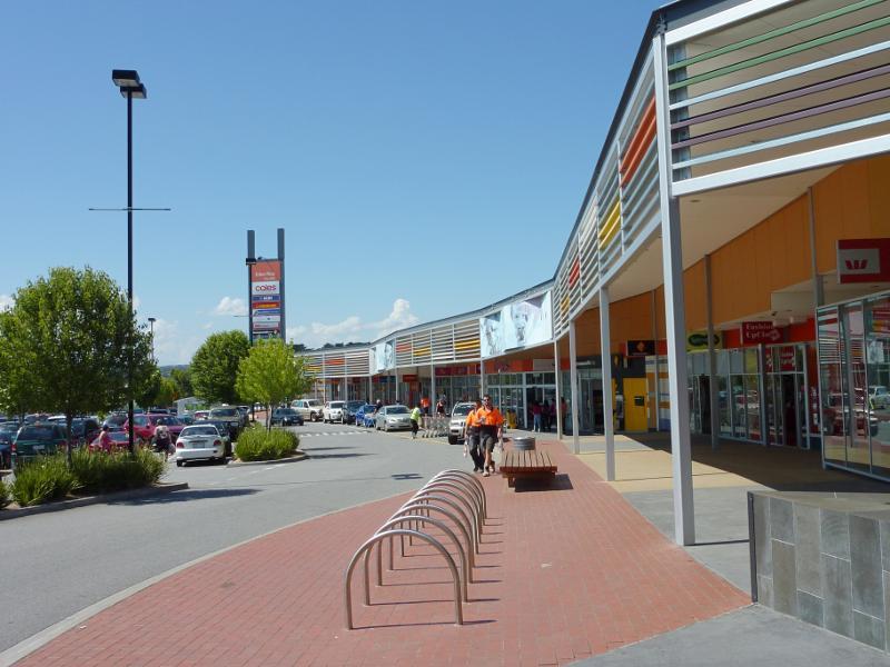 Berwick - Eden Rise Village shopping centre, Clyde Road: View along western side of centre