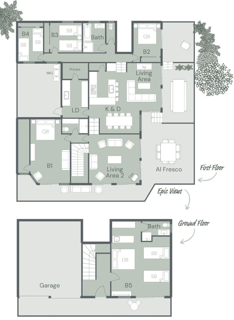 Bright On High - Floor plan