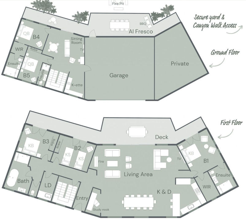 Northern Exposure - Floor plan