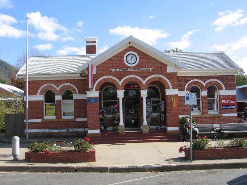 Bright - Commercial centre and shops, Ireland Street and Anderson Street: Post Office, Ireland St