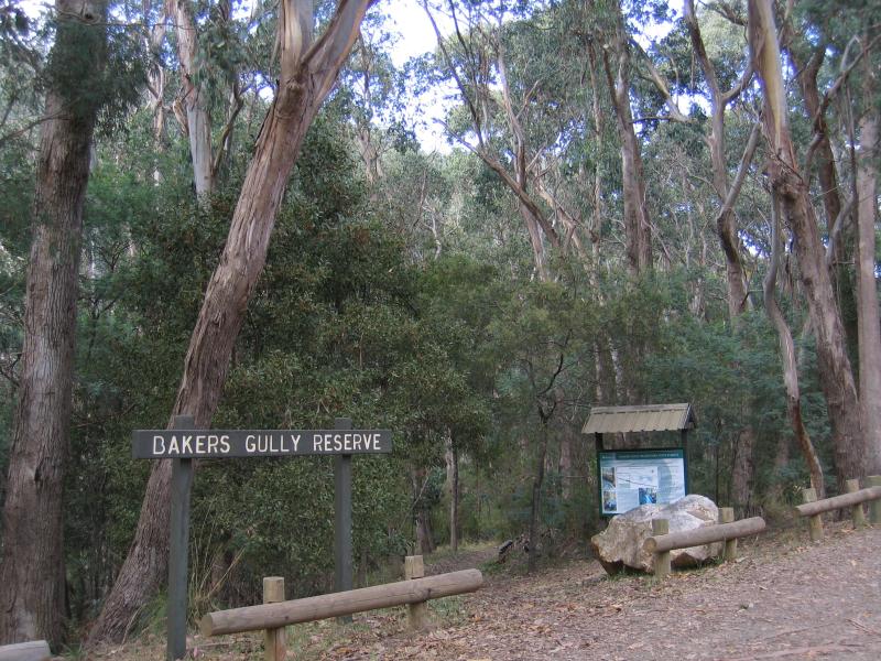 Bright - Bakers Gully Road: Bakers Gully Reserve